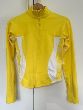 Lululemon Yellow Full Zip Athletic Jacket small